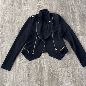 Coat with gold detailing